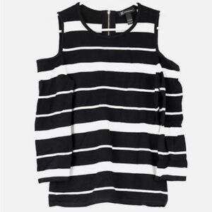 INC International Concepts Monochrome Striped Sweater